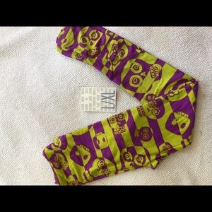 L/XL skull leggings LuLaRoe